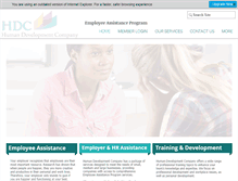 Tablet Screenshot of humandev.com